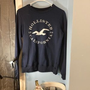 Hollister navy blue sweater